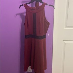 Wine colored dress *NEVER WORN*